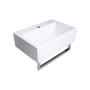 CUBA DE APOIO MODAZA RETANGULAR LUNA COM TOALHEIRO