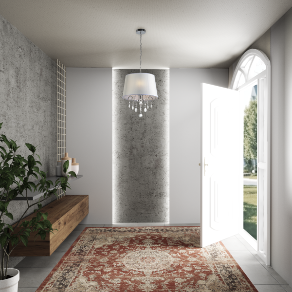 LUSTRE PENDENTE MODAZA MAGGIORE, BRANCO