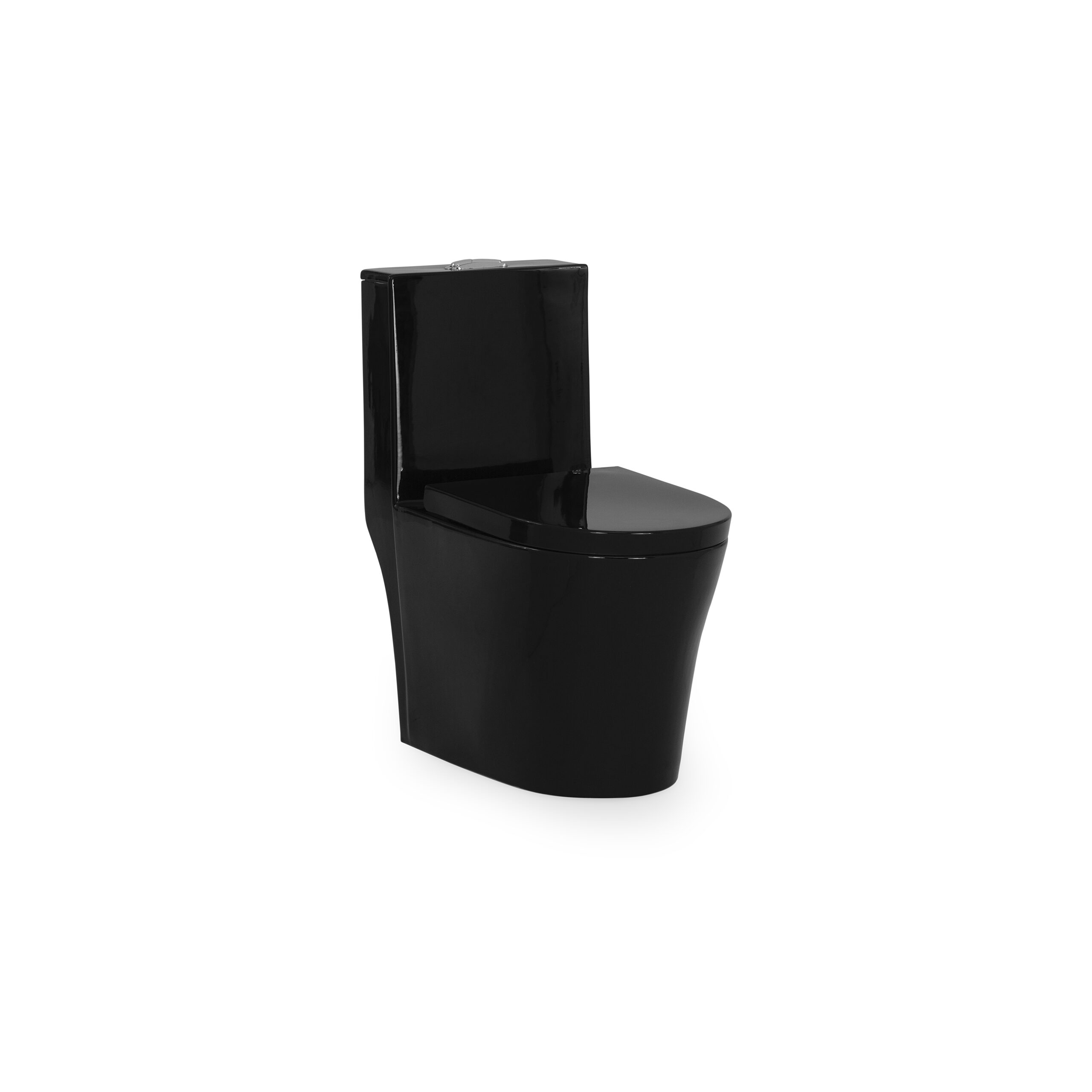 KIT VASO SANITÁRIO MONOBLOCO MODAZA PURI NERO 3/6L - Imagem 4