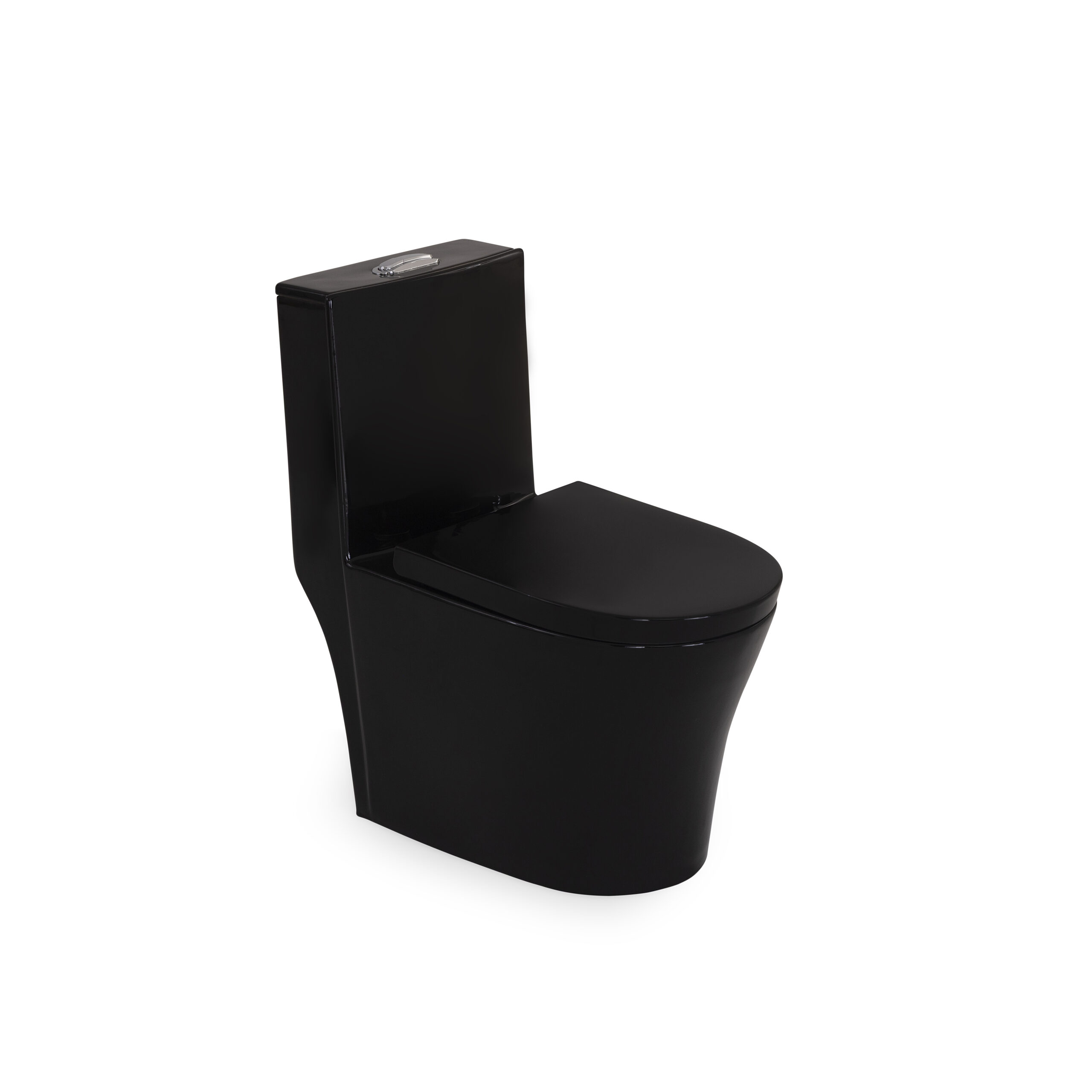 KIT VASO SANITÁRIO MONOBLOCO MODAZA PURI NERO 3/6L