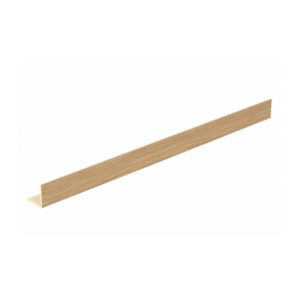 Perfil Painel Ripado L Modaza PVC Imbuia, 285 x 2,5 cm